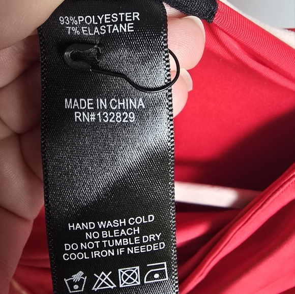 Revolve x H:ours Cherry Red Cyn Crop Wrap Cut-out Top Asymmetric, Womens SZ XL - Picture 11 of 12